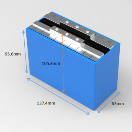 Deep Cycle 25000 Cycles 2.4v 30Ah LTO Prismatic Battery Cell