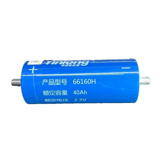 66160 Yinlong lto Lithium Titanate Battery 40ah 2.3v For Solar Light