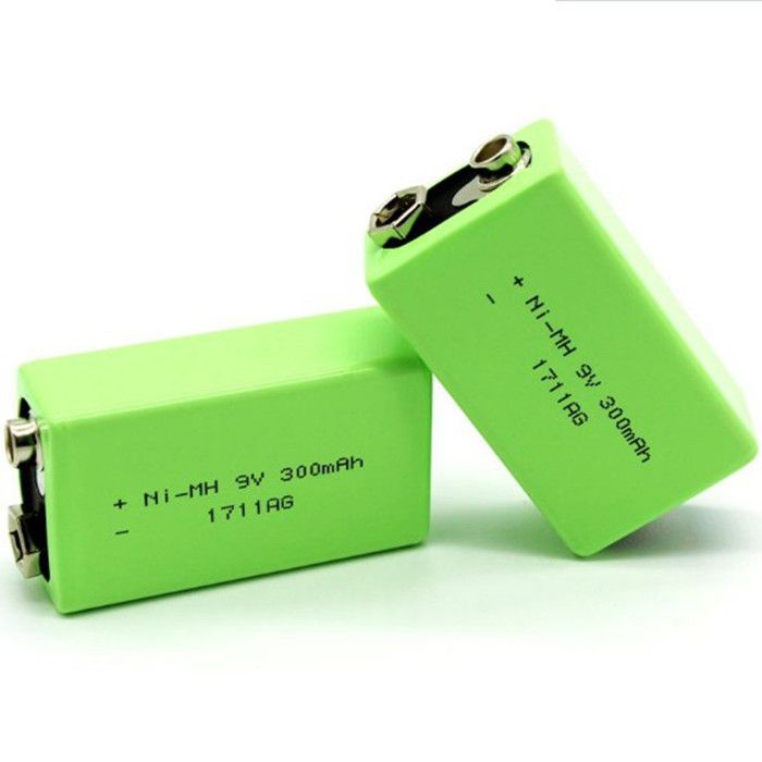 9v Square Ni-MH Battery For Wireless Microphone