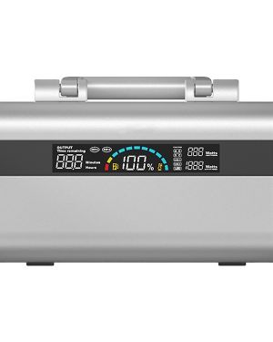 Outdoor Portable Power Station with Large LCD Display 600W Capacity for Lap Top Camping