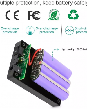 Rechargeable Lithium Ion Battery For LED Light