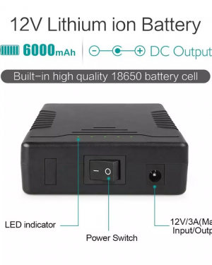 Talentcell Rechargeable Portable Li-Ion Battery Pack With Charger