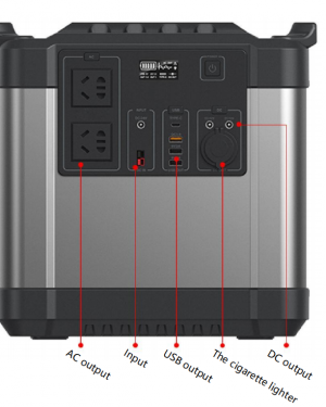 Portable Solar Power Station For Outdoor Activities Camping Travel
