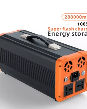 1000W High Capacity 288000mAh Type C PD 65W Portable AC 110V 220V Power Station